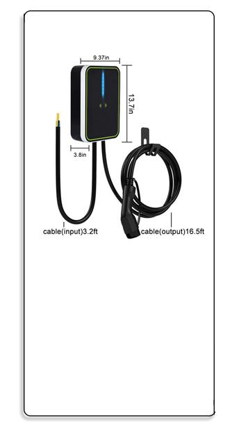 Ev-HW de Elektrische Lijn van het de Laderskanon van Autowallbox met het Scherm 7KW 5