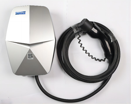 7/11 Kw Ac Ev Charger Single Phase Type 1 And Type 2 Plug  Electric Vehicle Car