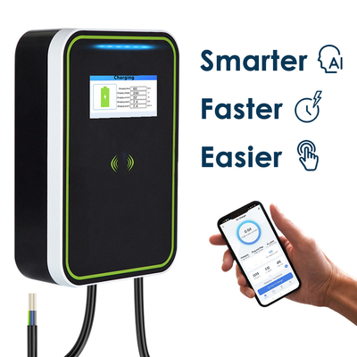 Electric Car Wallbox Charger Pulsar Plus PC body With App ev charger wallbox  7kw earth leakage protection OEM ODM